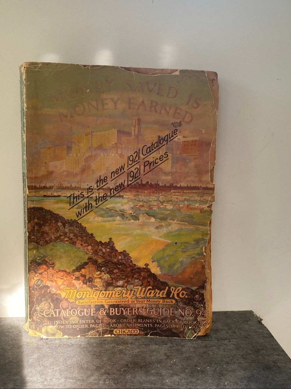 Montgomery Ward 1921 Catalog No 94 Antique Fashion Advertising Ephemera
